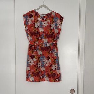 Forever 21 Red Floral Mini Dress